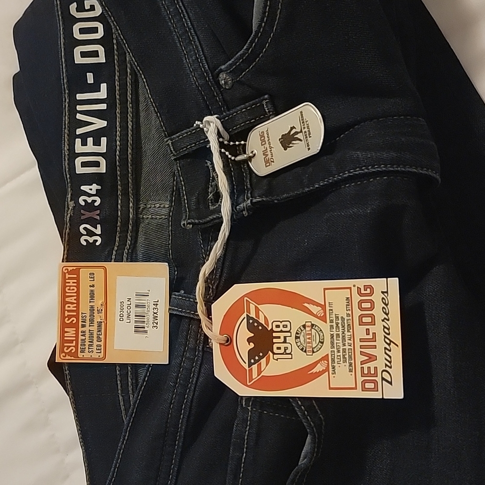 Mens Devil Dog Dungarees jeans